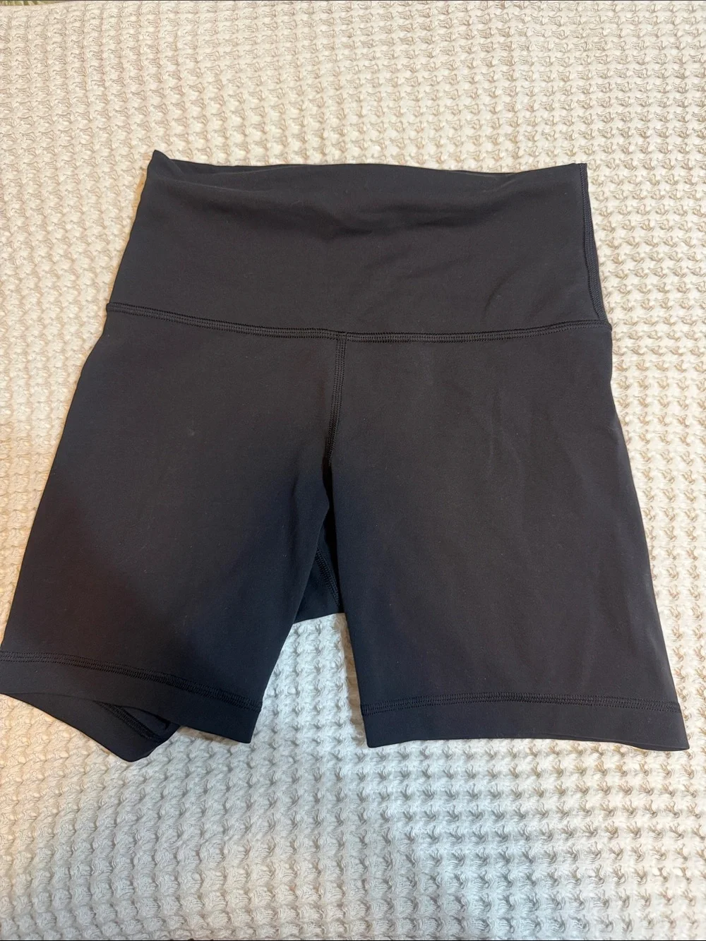 High-Waist Black Lululemon Women's Active Shorts